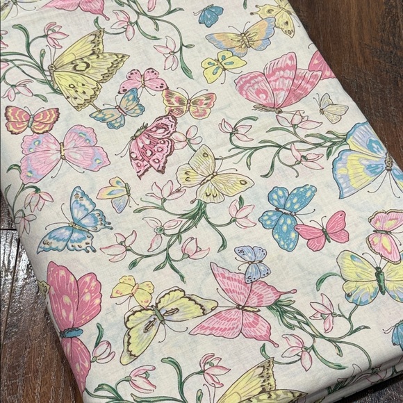Colorful Butterfly Print Fabric - Picture 3 of 3